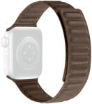 Ricardo Curea pentru Apple Watch 42/44/45mm, curea textilă magnetică, maro