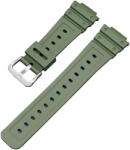 Ricardo Curea pentru Casio, silicon, verde, catarama argintie (GA2100, DW6900)