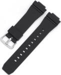Ricardo Curea pentru Casio G-Shock, silicon, neagră, cataramă argintie (pentru modelele GA-2100/GA-2110, DW-5600, GW-6900)