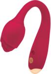 Secret Kisses Vibrator Stem Flexi G-Spot Rosegasm, 9 Moduri Vibratii, Silicon, USB, Rosu, 21 cm Vibrator