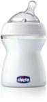 Chicco Бебешко шише Chicco - Natural Feeling, силиконов биберон, 2 капки, 250 ml (N0202) - ozone