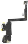  Piese si componente Difuzor Ureche Compatibil cu iPhone 11 Pro Max, cu Senzor Lumina Proximitate si Banda - OEM (14513) - Black (KF2319209) - pcone