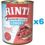 RINTI Kennerfleish Junior Beef 6x800 g marhahússal kölyökkutyáknak