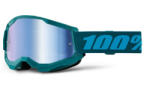 100% STRATA 2 New Stone motokrossz szemüveg kék (kék plexi)