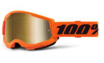  100% STRATA 2 New motokrossz szemüveg narancssárga (arany plexi)
