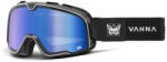 100% BARSTOW Vahna motokrossz szemüveg fekete (kék plexi)