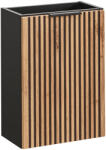 Comad Xilo dulap 40x22x57 cm sub chiuveta pe perete negru-stejar XILO BLACK WOTAN 82-40-D-1D (XILOBLACKWOTAN8240D1D)
