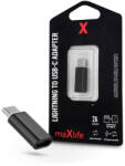 MaxLife Lightning - USB Type-C adapter - Maxlife Lightning To USB-C Adapter - 2A - fekete (TF-0127)