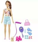Mattel Barbie feltöltődés: Barna hajú fitness Barbie baba HKT91
