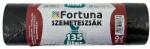 Fortuna Szemeteszsák FORTUNA 135L fekete 70x110 cm 10 db/tekercs (7011020) - tonerpiac