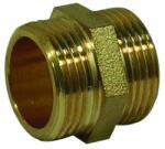 GOBE Niplu alama 3/4", filet exterior - filet exterior (10270009)