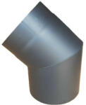 BRICOSAN Cot pentru burlan din tabla de otel 200 mm x 45 grade (10771245)