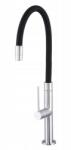 Gamma Flex Slim, magas konyhai csaptelep rugalmas karral H-480 mm, fekete-króm, GMA-BFXSL-CH (GMA-BFXSL-CH)