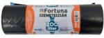 Fortuna Szemeteszsák FORTUNA 200L fekete 95x120 cm 10 db/tekercs (9512030) - robbitairodaszer