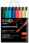 uni Posca PC-1MR dekormarker készlet, 8 szín (TUPC1MR8) - tintasziget