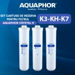 Geyser Set cartuse de rezerva K3 KH K7 pentru filtrul Aquaphor Crystal H Filtru de apa bucatarie si accesorii