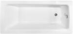 Besco TALIA egyenes akril kád, Ambition fejpárnával, Standard kádkapaszkodókkal, 170x75 cm, 0065 (0065)