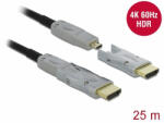 Delock Aktív optikai kábel HDMI 4K 60 Hz 25 m (85883)