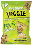 POPCROP veggie piramis snack valódi zöldborsóval, fekete és vörös lencsével gluténmentes 25 g