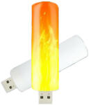  USB LED esti fény, lángcsóva