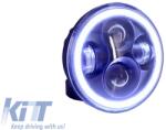 KITT 5.75 Inch Motorbicikli CREE LED első lámpa angyalszem alakú Karika DRL (HLU5INCHB3)