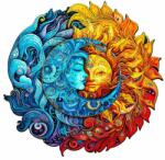 Woodbest Nap és hold - különleges fa kirakó 250db /34cm x 33cm/