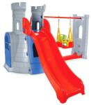 Pilsan Centru de joaca Pilsan Castle Slide and Swing Set grey - kimbi Casuta pentru copii