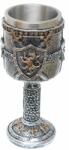 Tole 10 Imperial Pocal Medieval Lion Shield, 18.5cm 200ml decorat 360grade Tole 10 Imperial 39555