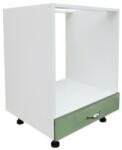 Spectral Mobila Corp pentru cuptor incorporabil cu sertar Zebra, alb/MDF VERDE, fara blat, 60 x 82 x 57 cm