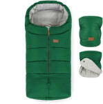 PETITEMARS PETITE&MARS Téli szett Jibot 3in1 bundazsák + kézzelegítő kesztyű babakocsira Jasie Juicy Green