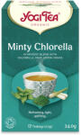 YOGI TEA bio tea mentás tea chlorella algával 17 db 34 g