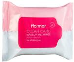 Flormar Șervețele demachiante umede pentru toate tipurile de piele - Flormar Clean Care Make-Up Wet Wipes 20 buc