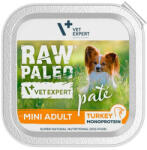 VetExpert Hrana umeda pentru caini, adult, RAW PALEO PATE, curcan, 150 g - shop4pet