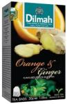 Dilmah Fekete tea DILMAH Orange & Ginger 20 filter/doboz