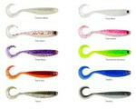 Mustad Mezashi Cross Curly Tail 3.5" Pink Sardine 6db/csomag (m8115010) - fishing24