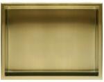 Rea Raft incastrat dreptunghiular auriu periat Rea 30x45x10 cm (5902557396757) Raft