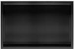 Rea Raft incastrat dreptunghiular negru mat Rea 30x60x10 cm (5902557396511) Raft