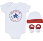 Converse classic ctp infant hat bodysuit bootie set 3pk 0-6 m | Copii | Body | Roșu | LC0028-R4F (LC0028-R4F)