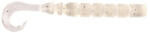 Mustad Aji Curly Tail 2.5'' Clear Luminous Silver Glitter 12db/csomag (m8065009) - marlin