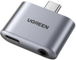 UGREEN Adaptor USB-C la USB-C + mufa 3.5mm UGREEN CM231 (gri) 70311