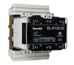  GANZ KK DL-K132-22 3 pólusú mágneskapcsoló, 2 db beépített záró és 2 db beépített nyitó segédérintkezővel, 380-400V, 110kW (AC-3 400V), 154×204×182mm ( GANZ 200-4531-660-DL ) (200-4531-660-DL)