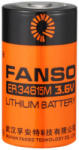 FANSO Lítium elem D ER34615M 14Ah 3.6V 1800mA