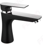 FERRO Algeo Square Black/Chrome álló egykaros mosdócsaptelep / mosdó csaptelep, fekete - króm színű, BAQ2BLC