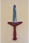  Középkori gyermek fából készült fegyver - gótikus kard Piros: piros