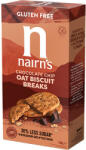 Nairn's gluténmentes teljeskiőrlésű 56% rostdús zabkeksz csoki chips 160 g