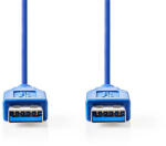 Nedis USB 3.2 Gen1 USB A-A kábel 2.0m, kék