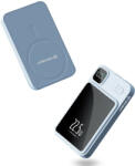 Techsuit - Wireless MagSafe Power Bank - 2x Type-C, 22.5W, 10000mAh - Kék