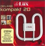 DeLux Kompakt perec fénycső 2D 28W 4000K 4P GR10q 230V 1800lm (DEL448)
