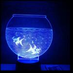 Love & Lights Akvárium alakú illúzió lámpa