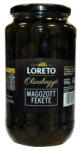 LORETO magozott fekete olivabogyó 900 g
